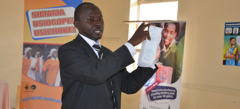 Girl Child Network Facilitator, during the Nairobi County training